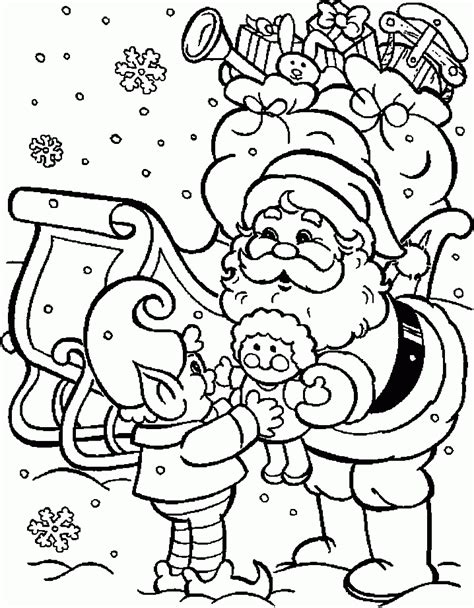 elf pictures  print coloring home
