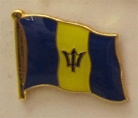 Barbados Pin Anstecker Flagge Fahne Nationalflagge Übersee Pins