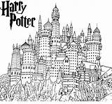 Potter Hogwarts Harry Coloring Castle Pages Sheet Awesome Colouring Sheets School 3d A4 Kids Coloringpagesfortoddlers Arrival Fans Visit Choose Board sketch template