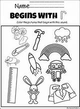 Sounds Beginning Coloring Creations Classroom Fun Printables Created sketch template