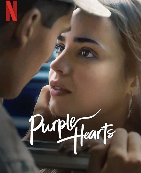 Purple Hearts Cassie And Luke Netflix Film 2022 Sofia Carson And