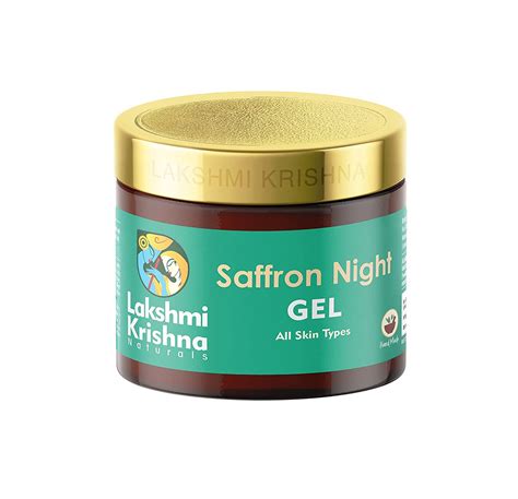 Lakshmi Krishna Saffron Night Gel 75grams Beauty