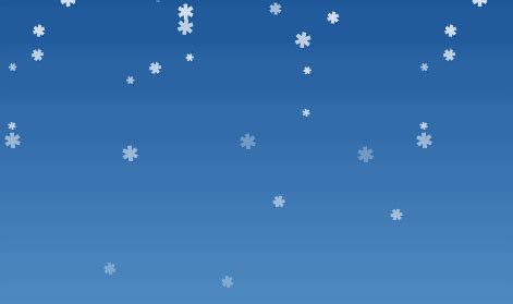 falling snowflake background animation  pure css csshint
