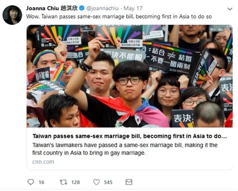 taiwan becomes first in asia to approve same sex marriage