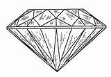 Diamond Coloring Pages Shape Sketch Color Getdrawings Printable Minecart Getcolorings sketch template