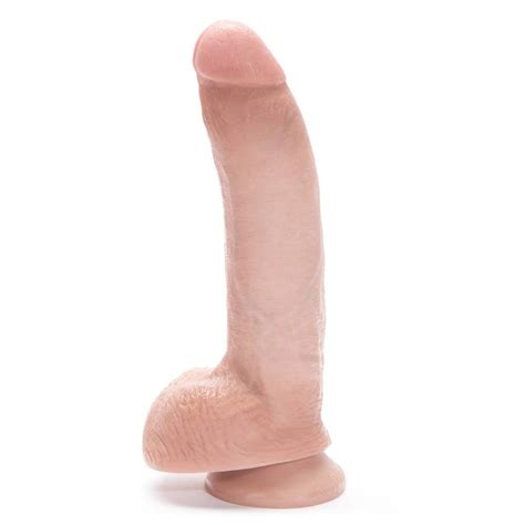 king cock realistic suction cup dildo with balls 8 inch lovehoney uk