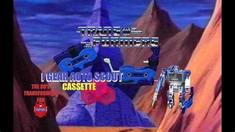 transformers  auto scout cassette toy review youtube