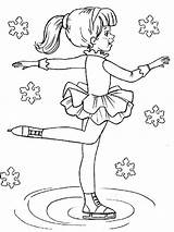 Skater Coloring Figure Pages Printable Kids sketch template