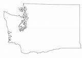 Washington Outline State Map Wa Seattle Vector Clipart Usa High Getdrawings Fill Maps India Ask sketch template