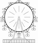 Wheel Ferris Coloring Sheet Clipart Clip Template Cliparts Library Pages Colouring Comments Coloringhome sketch template