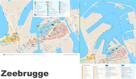 zeebrugge tourist map ontheworldmapcom