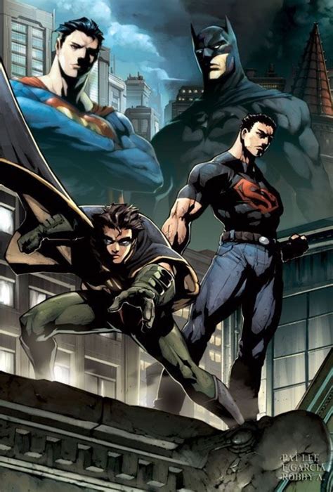 Dc Comics News • Batman Superman Dick Grayson And