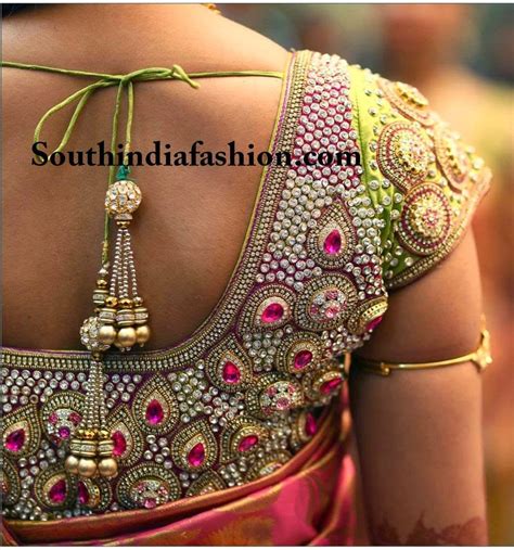 Top 10 Blouse Designs For Wedding Silk Sarees