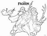 Kristoff Pages Coloring Anna Getcolorings Olaf Ana sketch template