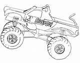 Monster Truck Coloring Jam Pages sketch template