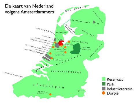 wonen aan de cote dazur de kaart van nederland volgens amsterdammers