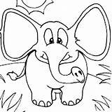 Elephant Ears Coloring Ear Wide Pages Printable Color Drawing Netart Getcolorings Getdrawings Bunny Print sketch template
