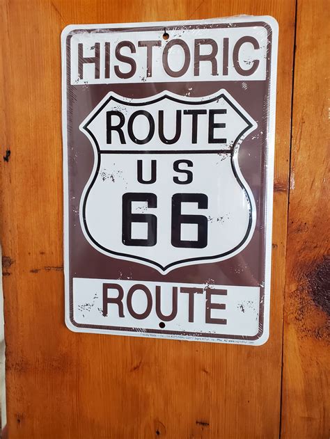 historic route  sign