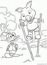 Jakers Coloring Piggley Winks Pages Adventures Coloring4free Printable Fun Kids sketch template