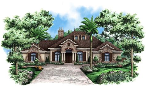 plan  french country flair mediterranean house plans country style house plans