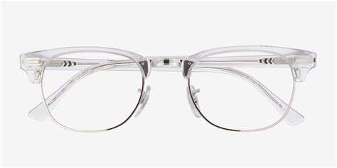 ray ban rb5154 browline clear frame eyeglasses eyebuydirect