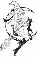 Wicca Commish Wiccan Witchy sketch template