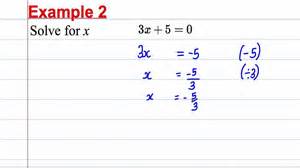 gcse maths revision solving linear equations  youtube