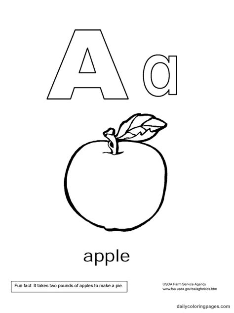 printable alphabet coloring pages  kids   printable