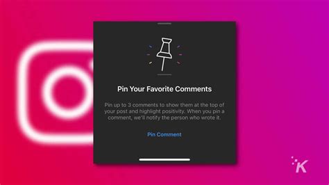 you can now pin up to 3 comments on your instagram posts