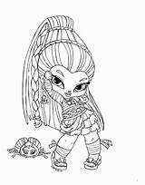 Monster High Baby Coloring Pages Books Printable sketch template