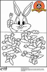 Bunny Bugs Coloring Pages Baby Eating sketch template