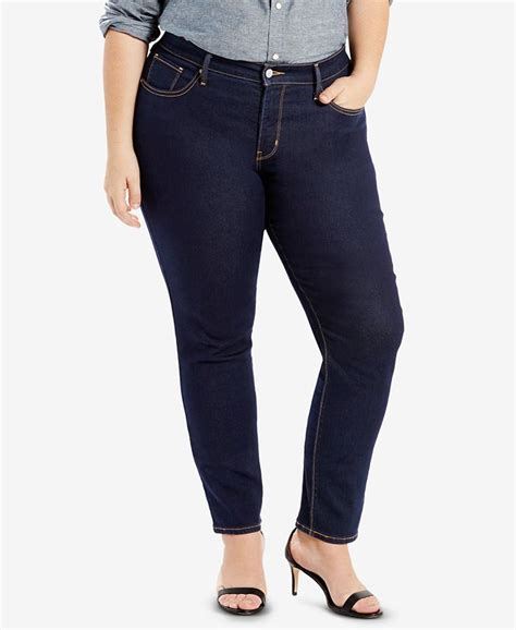 levi s trendy plus size 311 shaping skinny jeans and reviews jeans