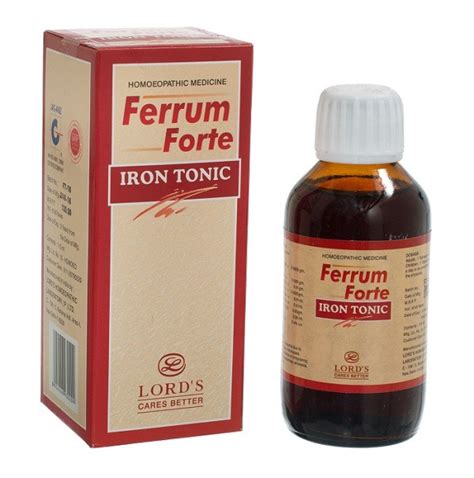 ferrum forte tonic lords homoeopathic laboratory p