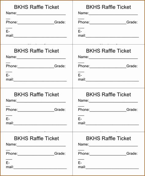 draw entry form template awesome drawing slips template raffle ticket