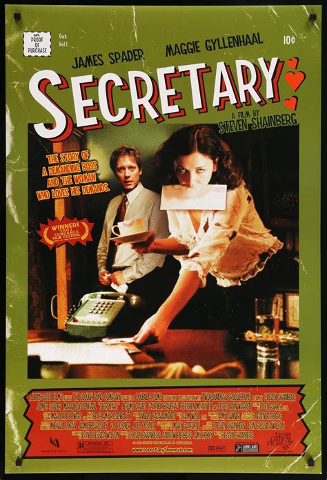 Secretary 2002 Movie Posters Secretary Movie James Spader Secretary