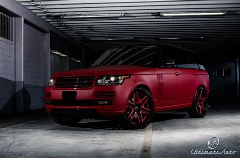 Matte Red Range Rover Celebrity Auto Edition By Ultimate