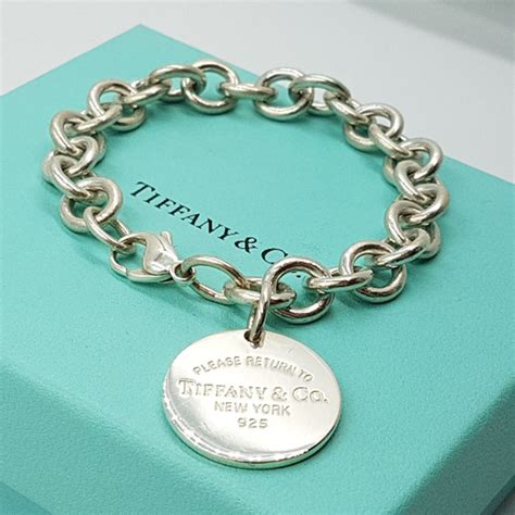 tiffany   return  tiffany   sterling silver  charm bracelet