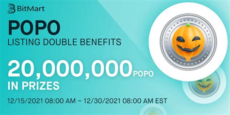 popo listing double benefits  popo  prizes bitmart