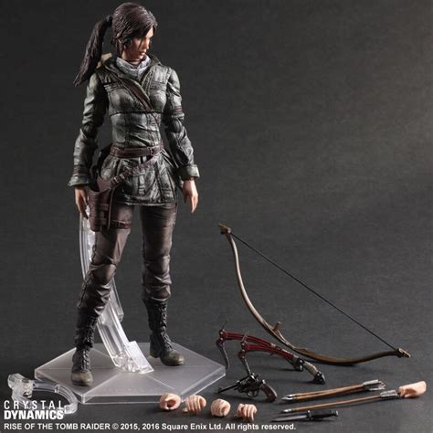 Hot Rise Of The Tomb Raider Lara Croft Play Arts Kai Action Figure Pvc