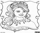 Leonora Prinses Principessa Portret Retrat Ritratto Pintar Colorare sketch template