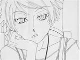 Ouran Host Club School High Hikaru Hitachiin Deviantart Anime sketch template