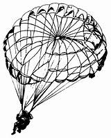Parachute Drawing Getdrawings sketch template
