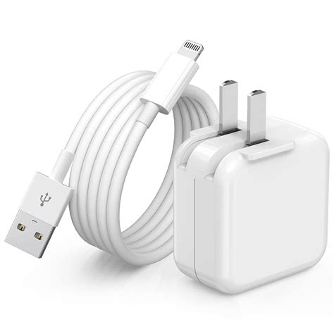 amazoncom ipad charger iphone charger apple mfi certified  usb wall charger foldable