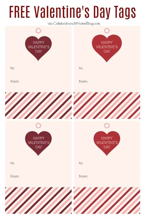 valentines day gift tags celebrations  home