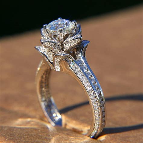 Luxury Diamond Wedding Ring ♥ Unique Engagement Ring 790742 Weddbook