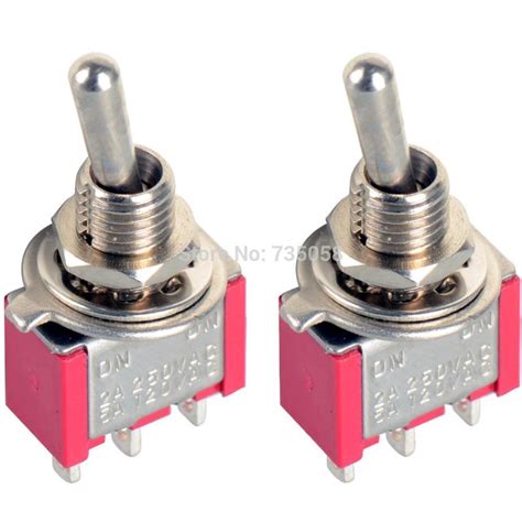 electronic components  pin mini toggle switch spdt    mts  miniature toggle