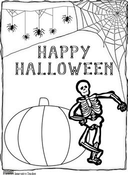 halloween coloring page freebie  innovative teacher