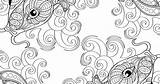 Coloring Whimsical sketch template