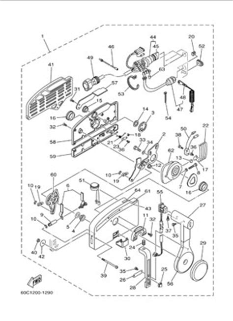 yamaha outboard motor qa throttle cable installation parts diagrams