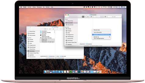 knippen en plakken  finder op een mac appletips